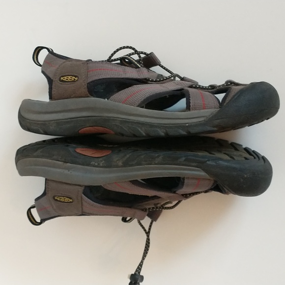 Keen Venice H2 Sandal,‎ Men Size 8.5, Euro 41, Gray And Orange, Waterproof, Hike main image 8